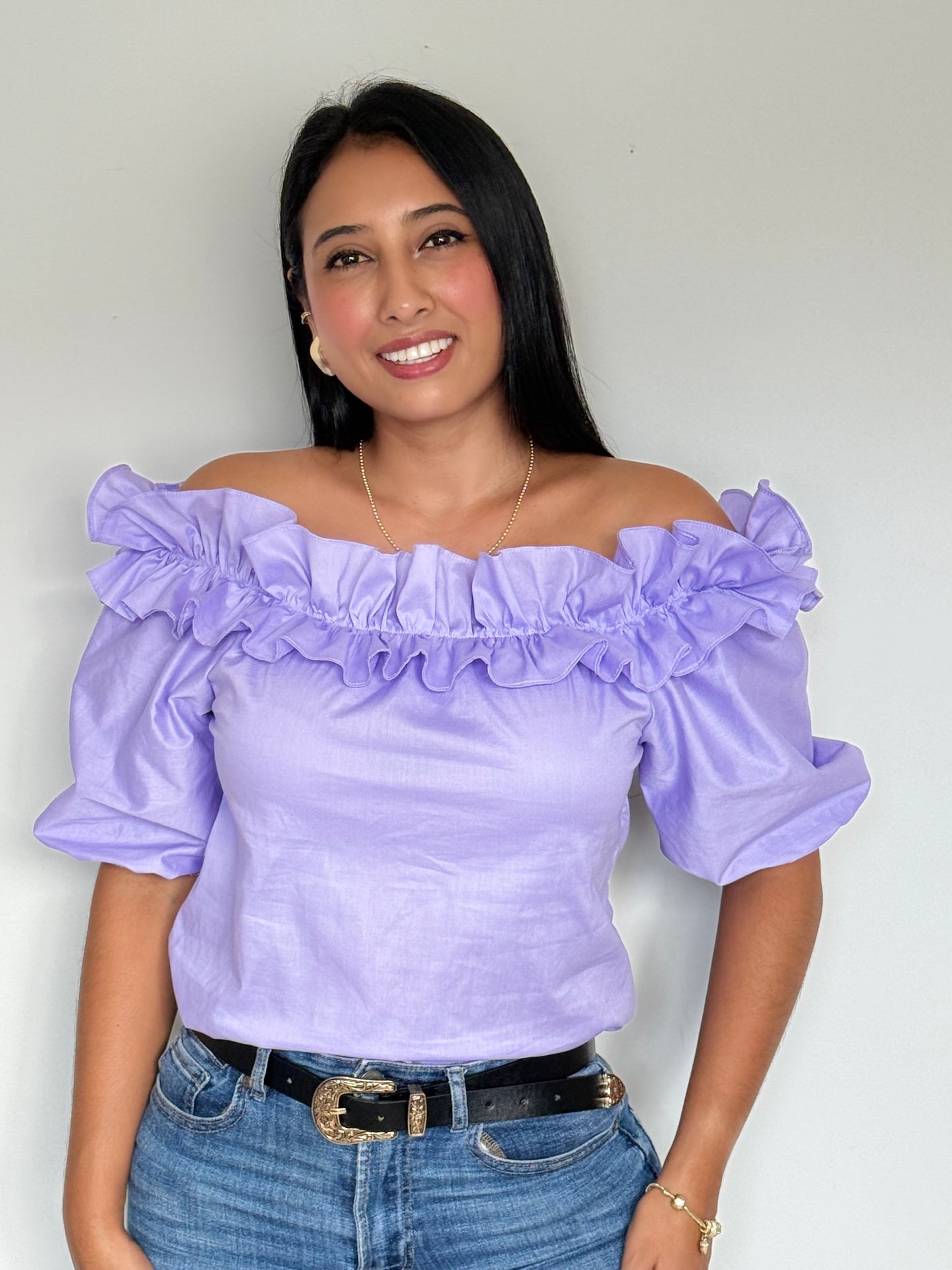 Blusa astromelia