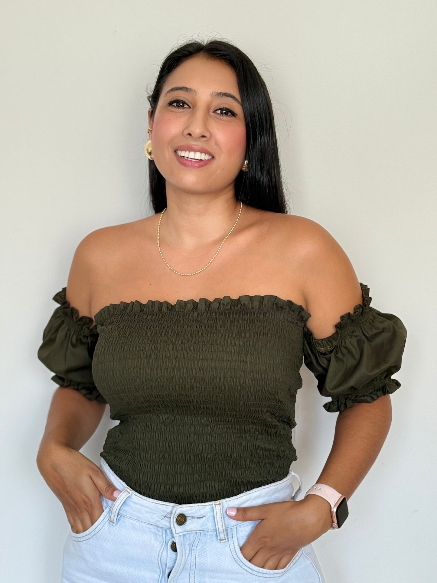 Blusa Encauchada
