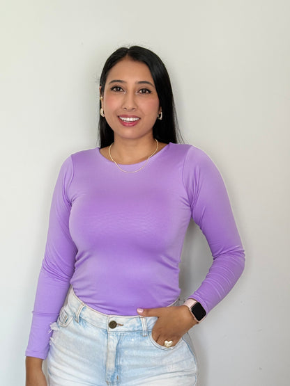 Body clasico manga larga