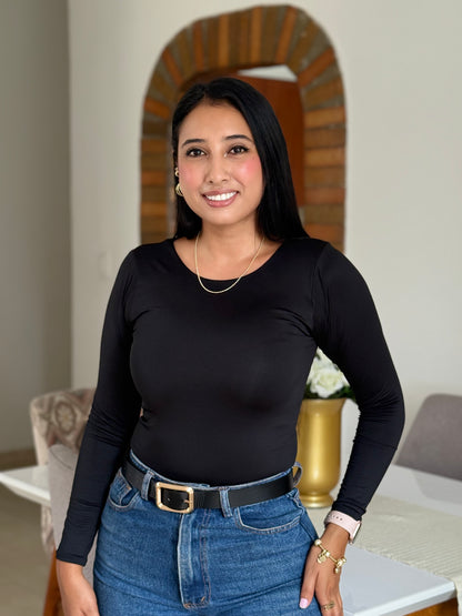 Body clasico manga larga