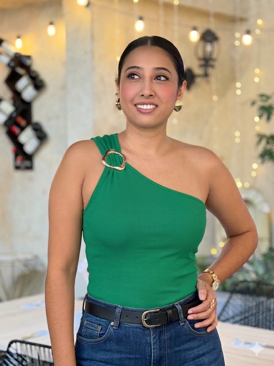 Body medio beso con herraje