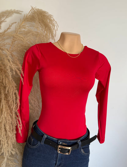 Body clasico manga larga