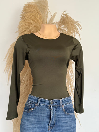 Body clasico manga larga