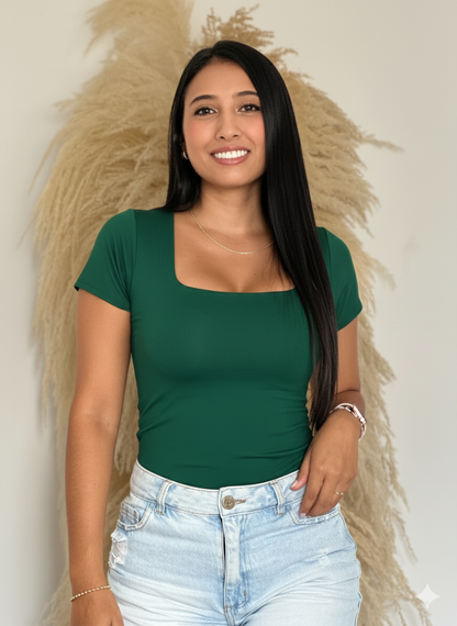 BASICA RECTA MANGA CORTA