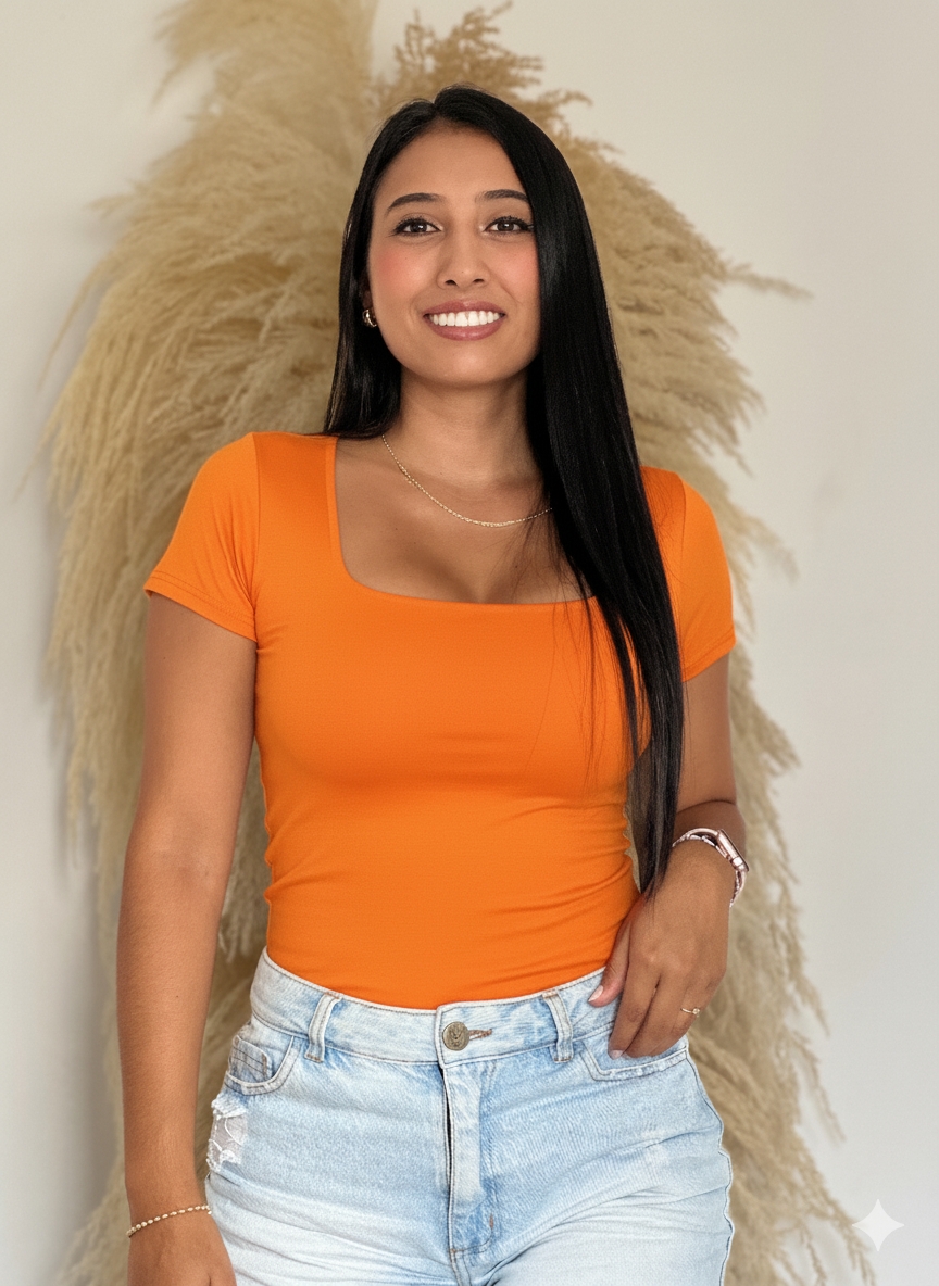 BASICA RECTA MANGA CORTA