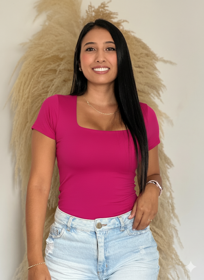 BASICA RECTA MANGA CORTA