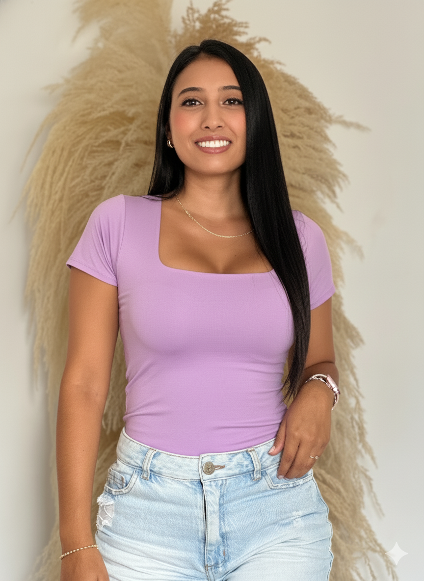 BASICA RECTA MANGA CORTA