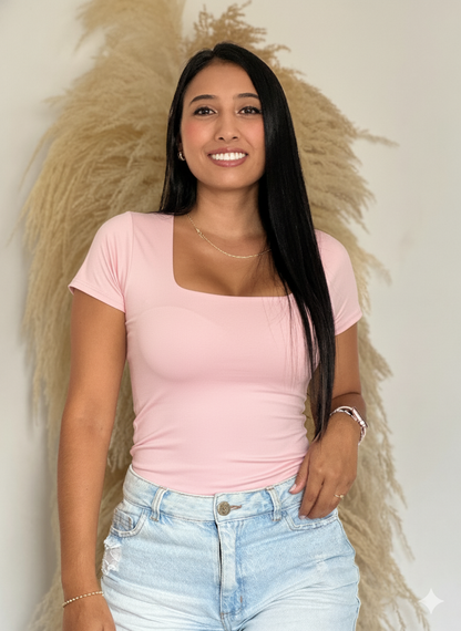 BASICA RECTA MANGA CORTA