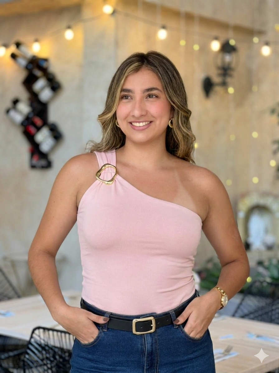 Body medio beso con herraje