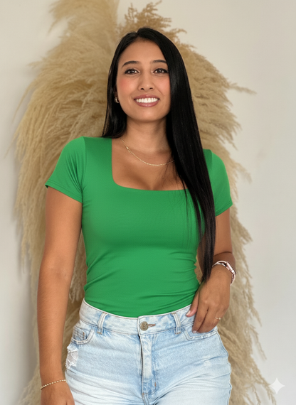 BASICA RECTA MANGA CORTA