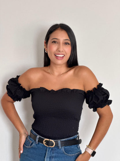 Blusa Encauchada